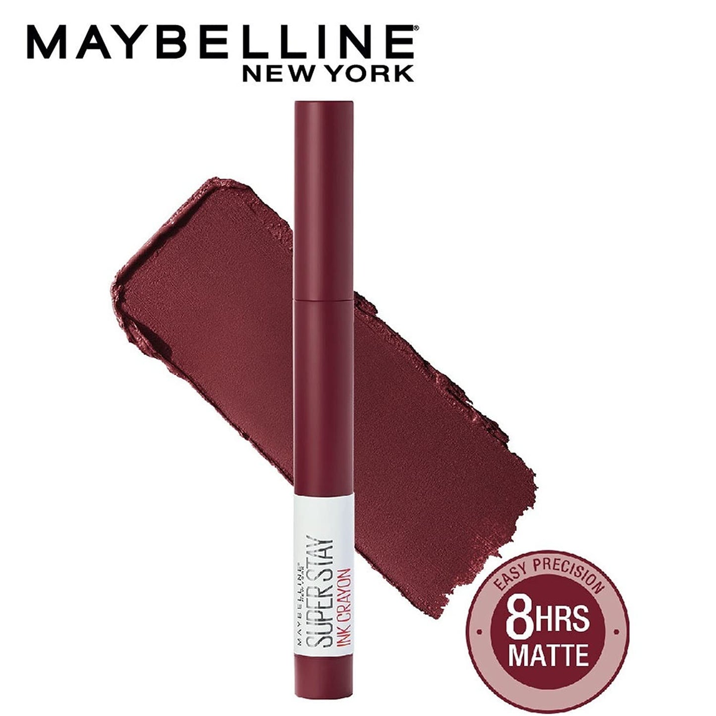 Maybelline New York Superstay Matte Ink Crayon Lipstick, 1.2g