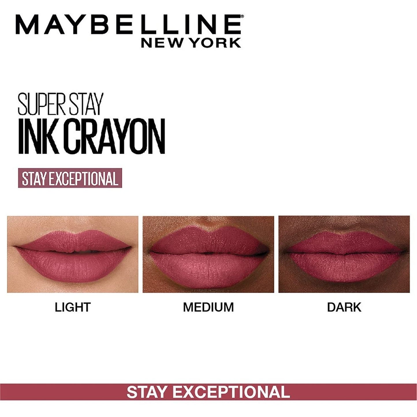 Maybelline New York Superstay Matte Ink Crayon Lipstick, 1.2g