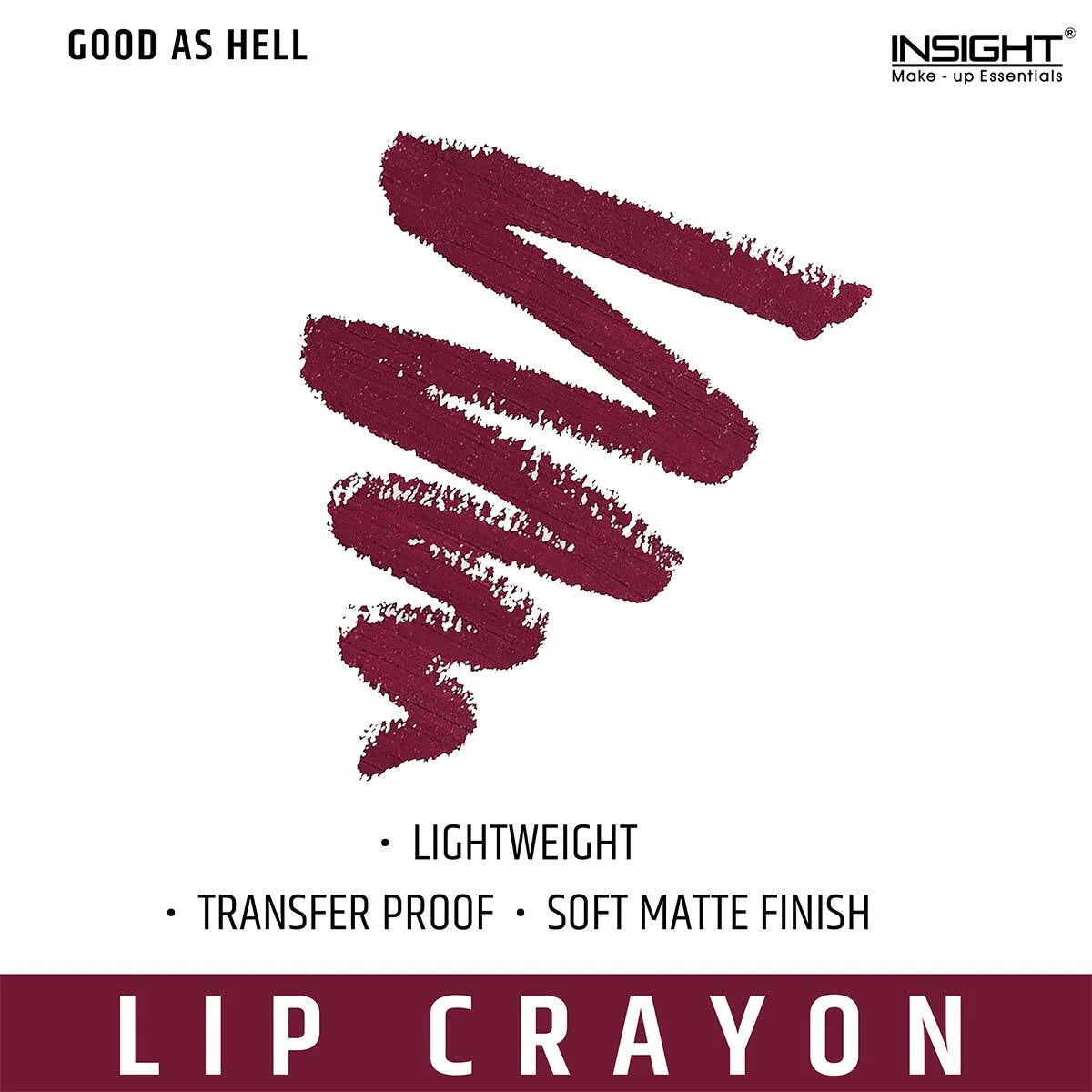 Insight Cosmetics Mega Last Crayon Lipstick, 1.3g