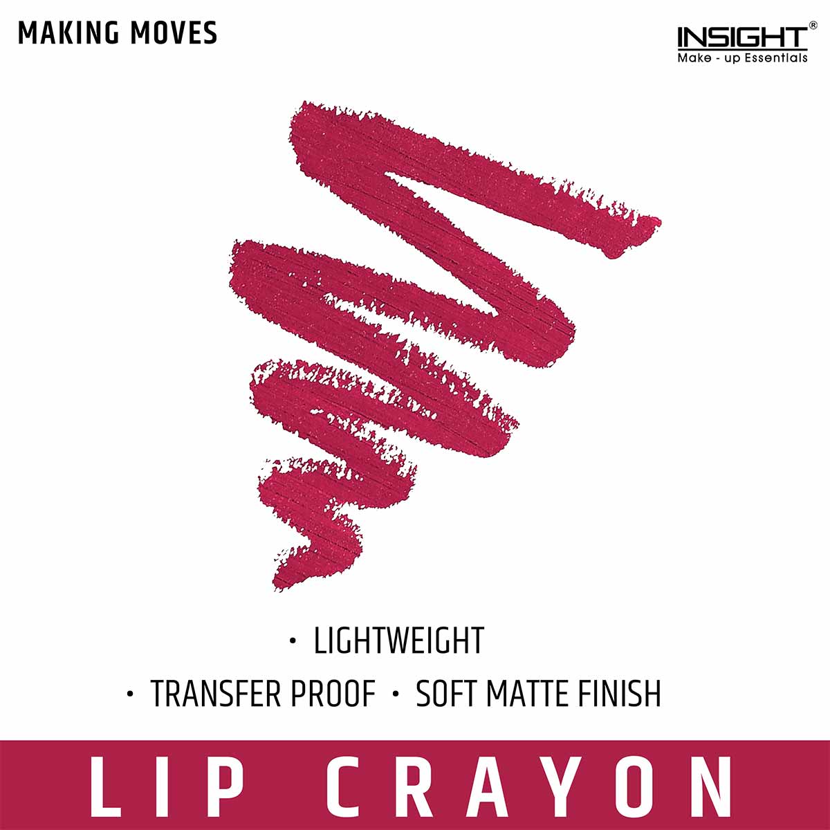 Insight Cosmetics Mega Last Crayon Lipstick, 1.3g