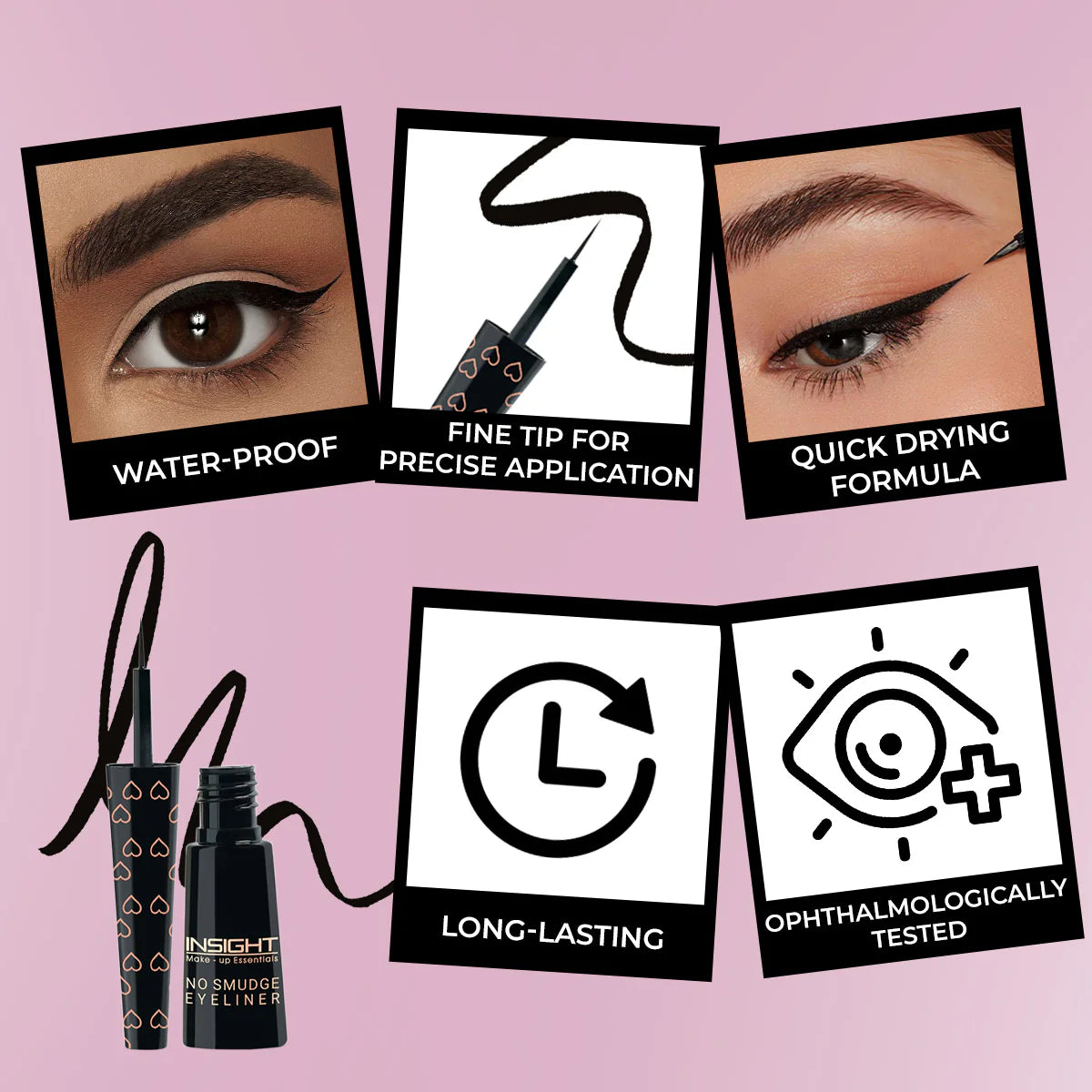 Insight Cosmetics No Smudge Eyeliner, 4g