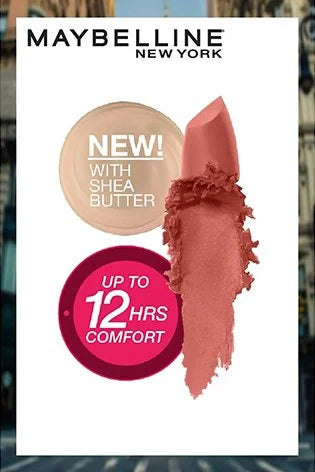 Maybelline New York COLOR SENSATIONAL CREAMY MATTE LIPSTICK, 3.9g