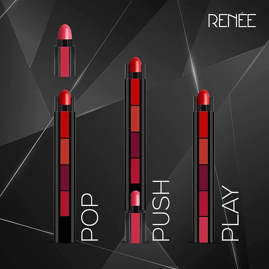 RENEE FAB 5 Matte Finish 5 in 1 Lipstick,  7.5gm