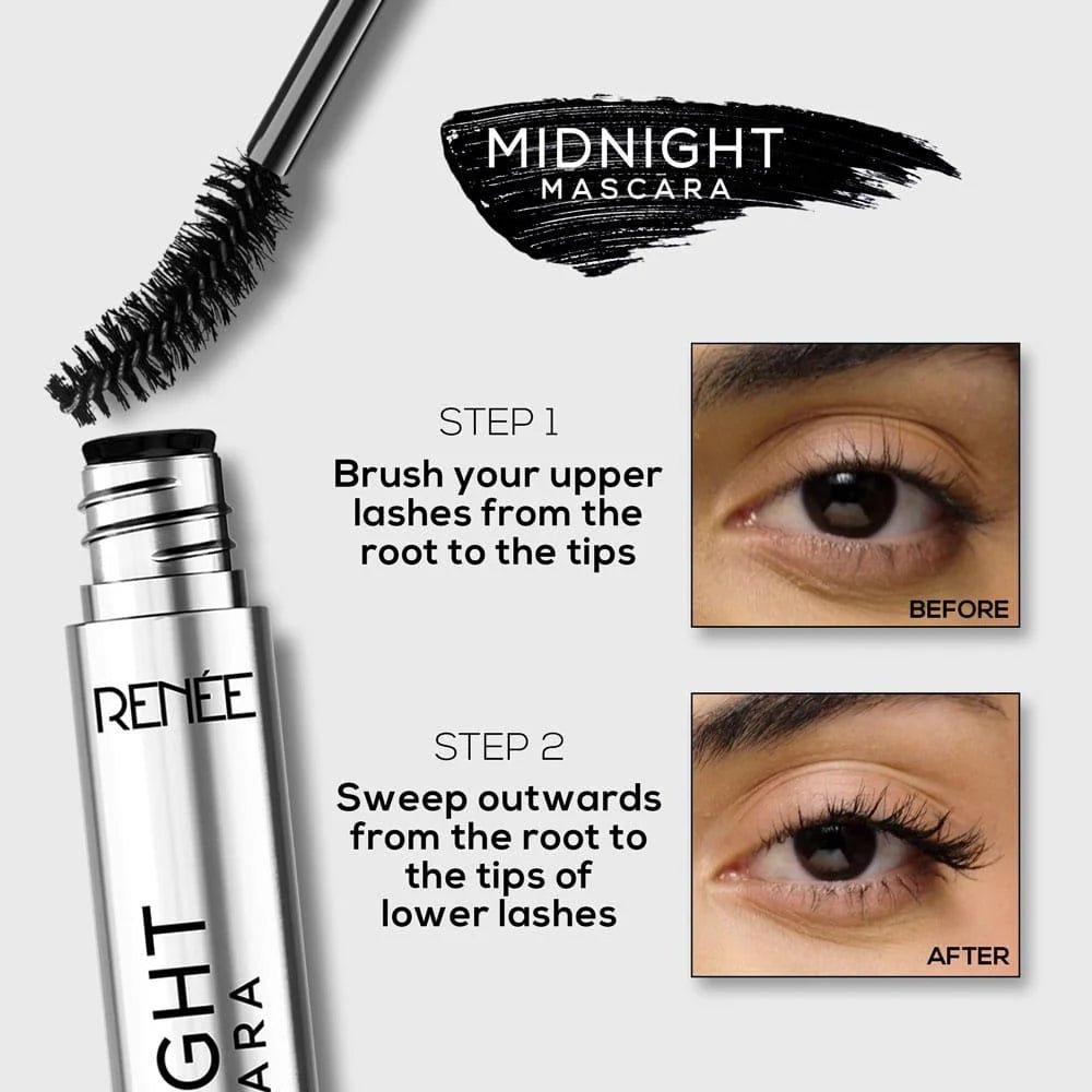 RENEE Midnight Mascara, 8 ml
