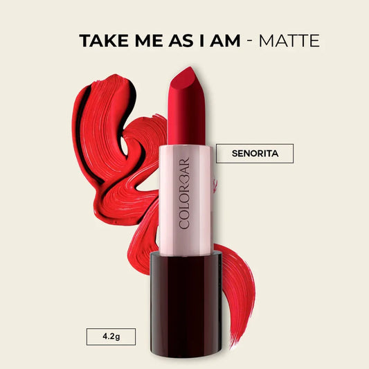 Colorbar Take Me As I Am Vegan Matte Lipstick