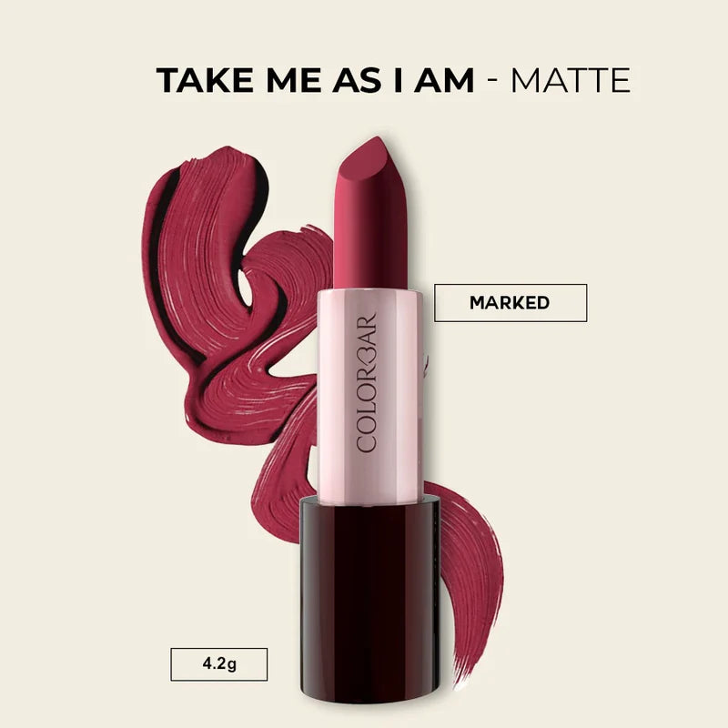 Colorbar Take Me As I Am Vegan Matte Lipstick