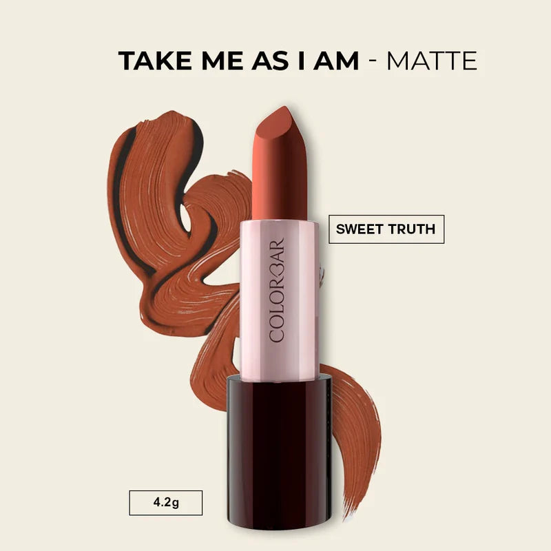 Colorbar Take Me As I Am Vegan Matte Lipstick