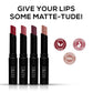 RENEE Very Matte Lipsticks - Long Lasting Weightless Velvety Formula, Pack of 4, 6.4g