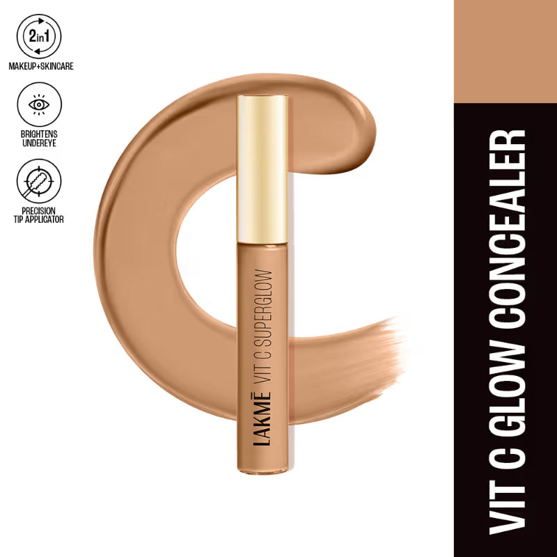 Lakmē Vit C Superglow Concealer, 5.4ml