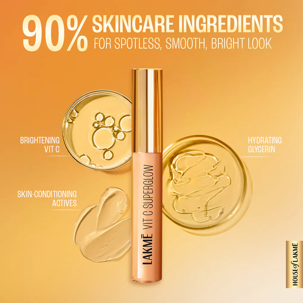 Lakmē Vit C Superglow Concealer, 5.4ml