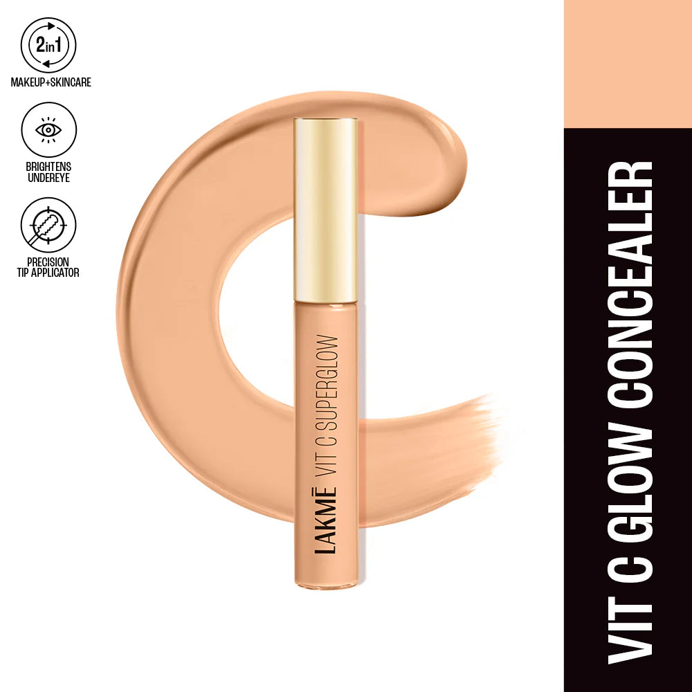 Lakmē Vit C Superglow Concealer, 5.4ml