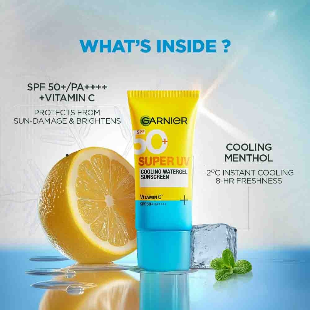 Garnier Super UV Cooling Watergel Sunscreen, 30ml
